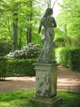Barockgarten Lichtenwalde - Statue im Park