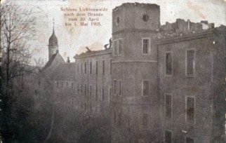 Lichtenwalde - Schlossbrand