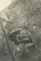 Einsturz vom Tunnel am Harrasfelsen